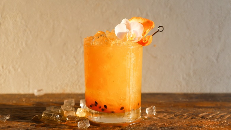 Fresh hurricane cocktail