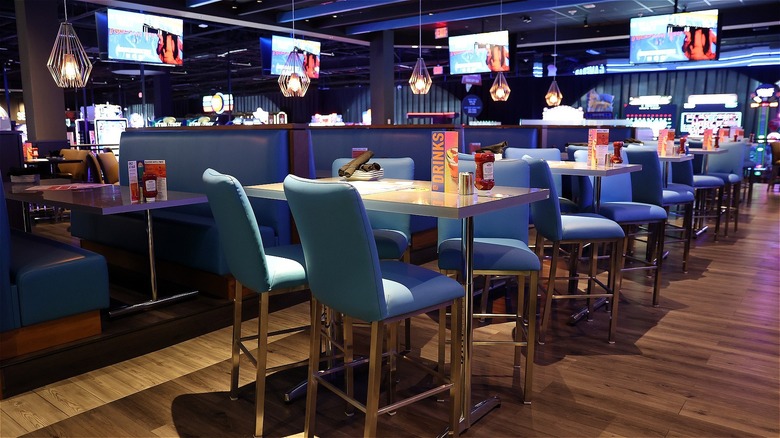 Dave & Buster's dining area