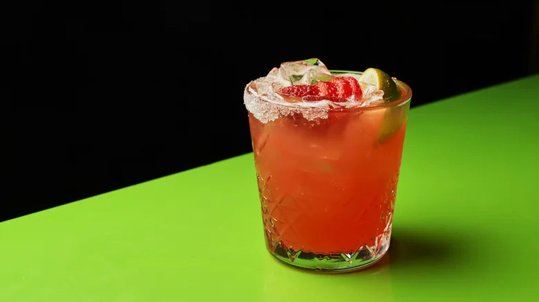 Strawberry watermelon margarita from Dave & Buster's