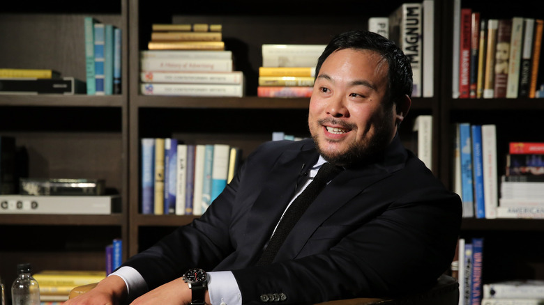 chef David Chang in suit