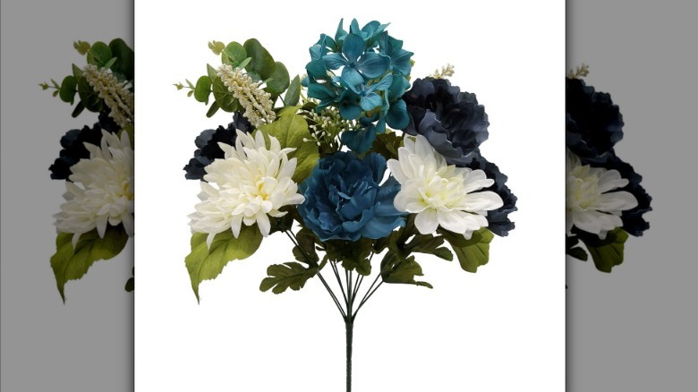 Flower bouquet on a white background