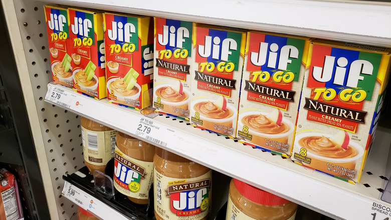 Jif peanut butter packets to-go