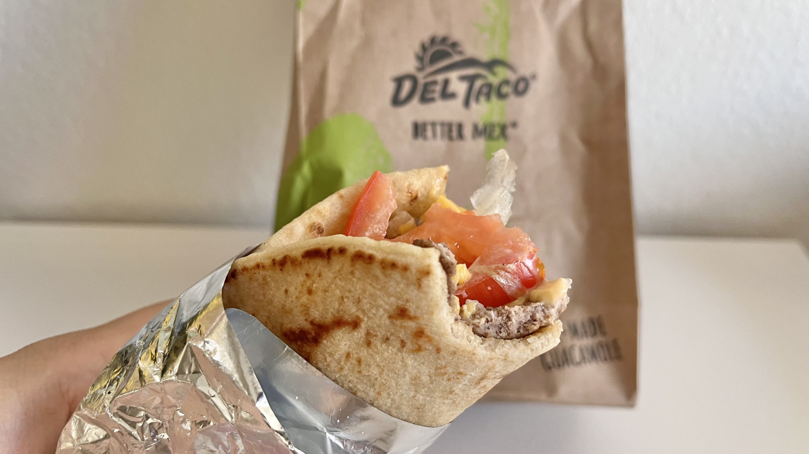Del Taco's New All-American Burgertaco Is More Tex Than Mex, But I'm All In