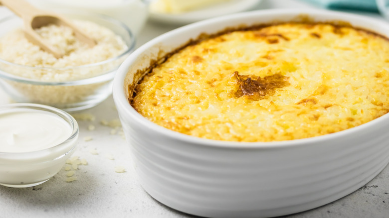 cheesy rice casserole