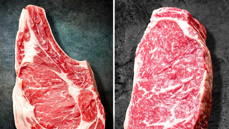 delmonico and cowboy steak compared