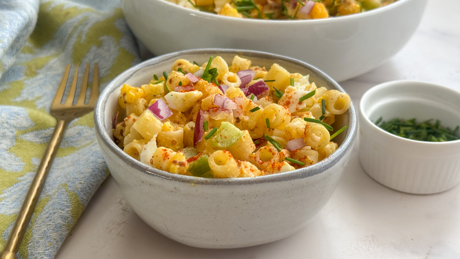 Deviled Egg Pasta Salad Recipe