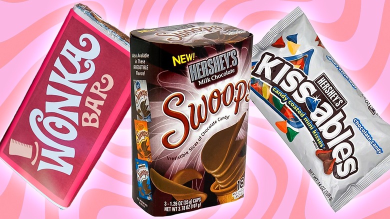 several discontinued candy brands in graphic