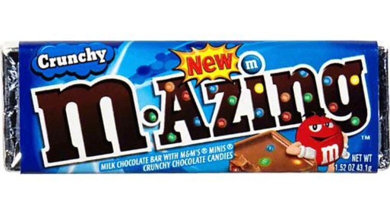 mAzing Crunchy Chocolate bar from M&Ms