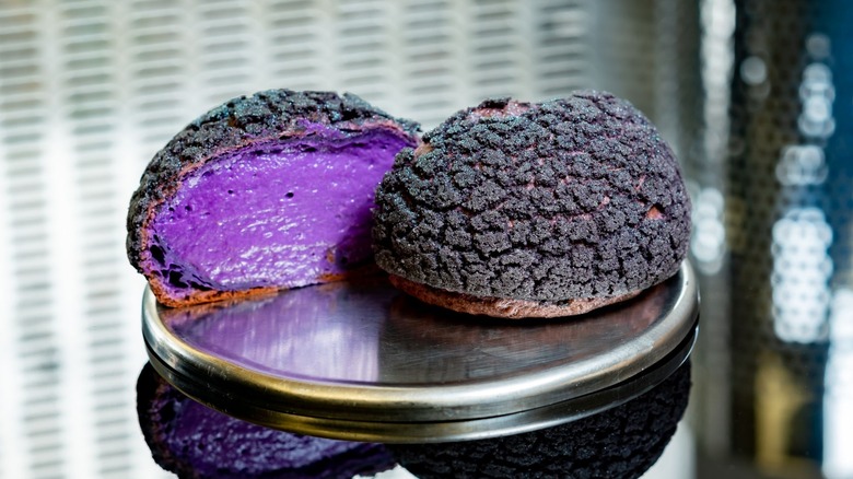 Disneyland's cosmic cream orb with purple filling