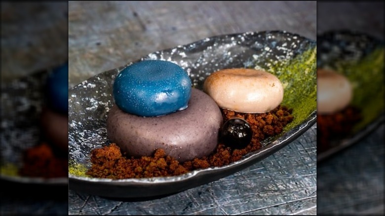 Disneyland's Vintian Mineral Mousse dessert