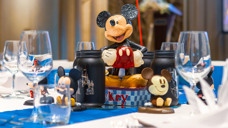 Disney-themed table setting