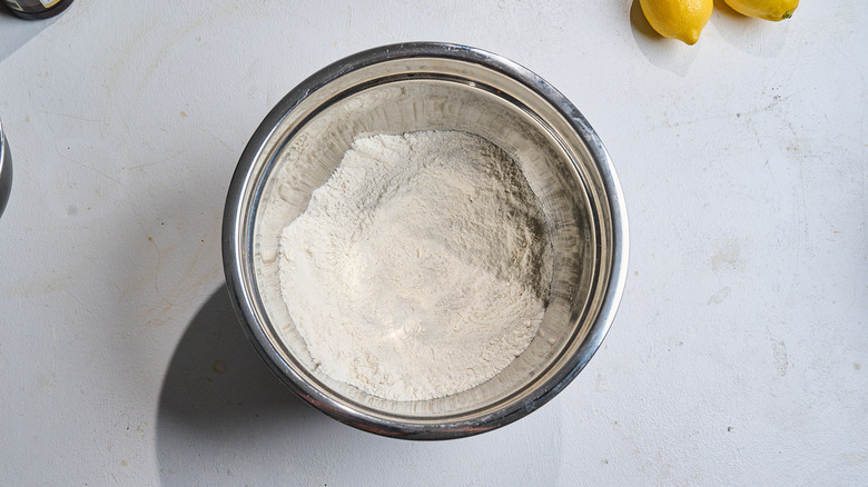 dry ingredients combined in a bowl