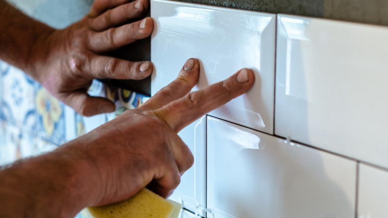 DIYer Makes Installing Kitchen Backsplash 10X Easier With One Simple Solution