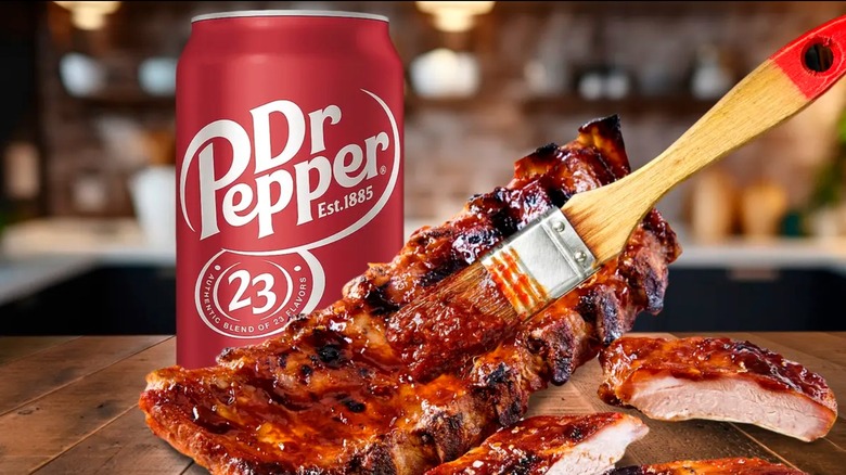 Dr Pepper with pork ribs