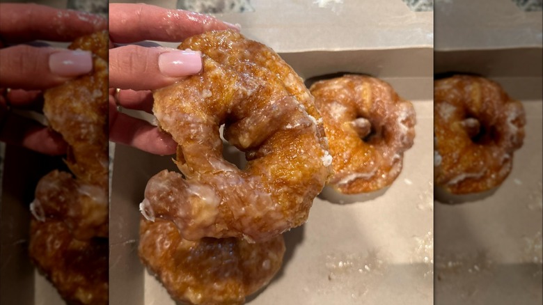 the viral glazed croissant from H-E-B