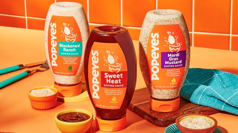 Popeyes bottled sauces