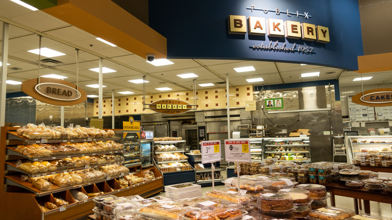 view of Publix bakery department