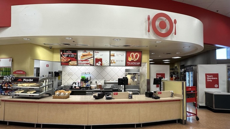 A more modern Target cafe inside a Target retail store