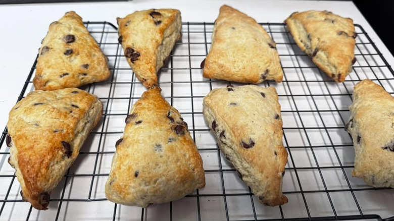 Whole Foods scones on tray
