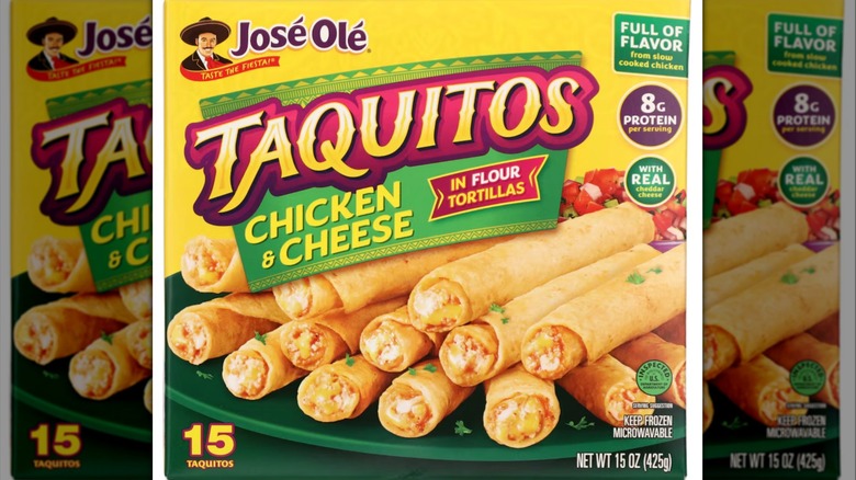 Product image of Jose Ole Chicken & Cheese Taquitos