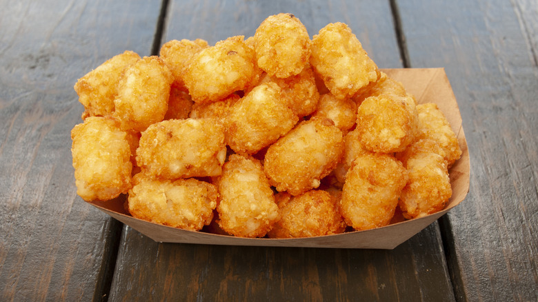 bowl of tater tots