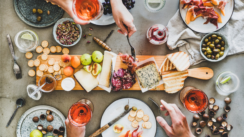 summer charcuterie srpead
