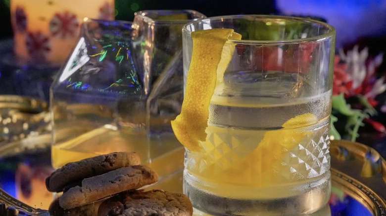 The Grinch Bar's take on Milk & Cookies as a cocktail.