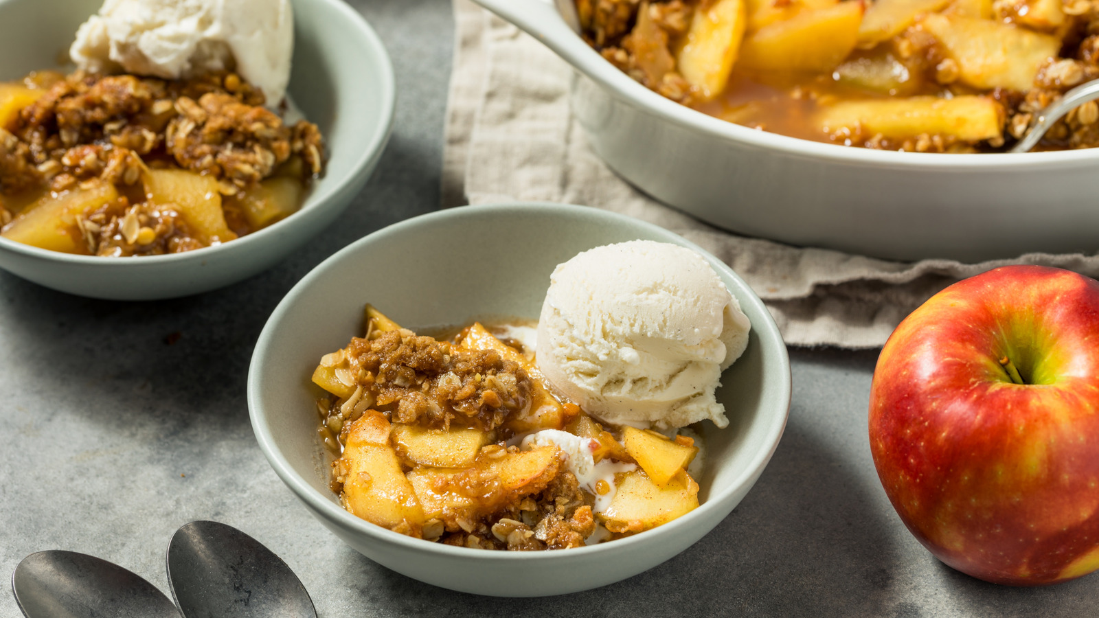 Don't Skip This Step Before Freezing Your Apple Crisp - Tasting Table