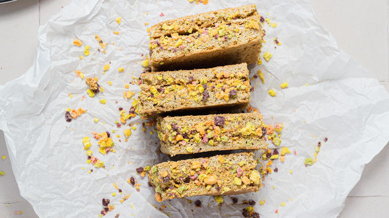 Four ice cream sandwiches on parchment paper