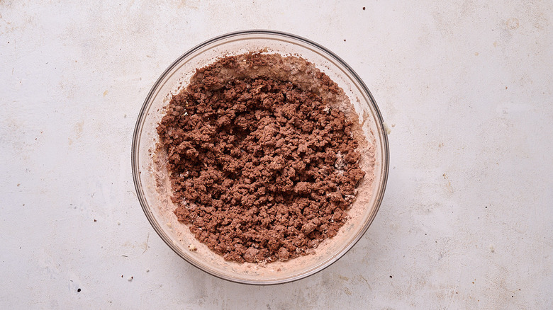cookie batter in a bowl