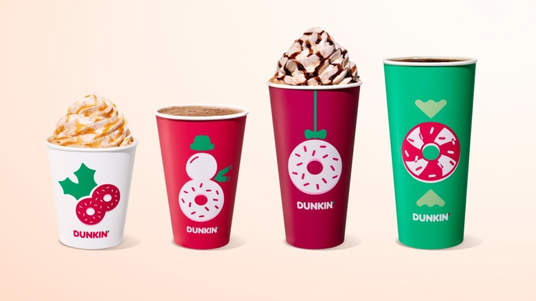 Dunkin's holiday drink lineup
