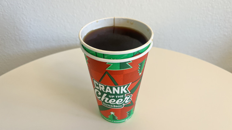 Americano ordered from Dutch Bros