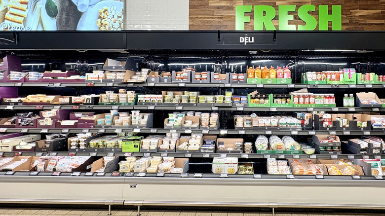 Aldi deli aisle in store