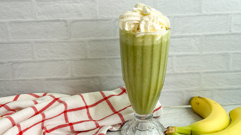 smoothie with whipped cream