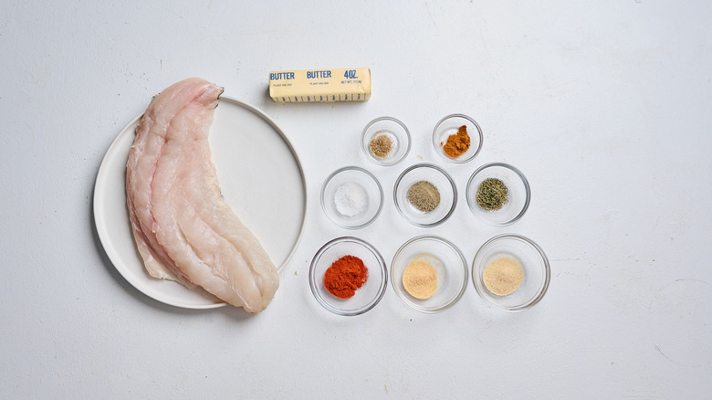 Ingredients on a table