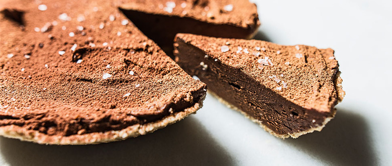 No-Bake Salted Chocolate Cheesecake