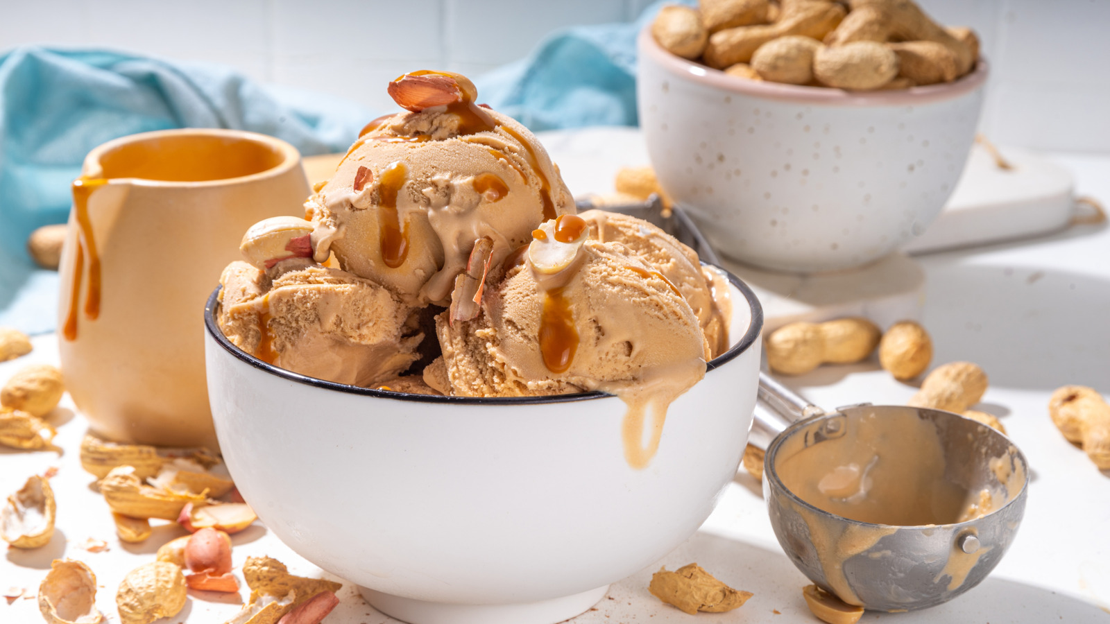 Transform Reese's Peanut Butter Topping Into An Easy Frozen Dessert With Just Ice Cream And A Crumb Crust