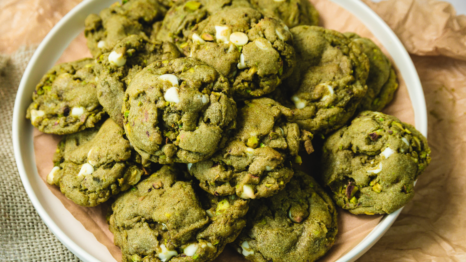 Easy White Chocolate Matcha Cookies Recipe - Tasting Table