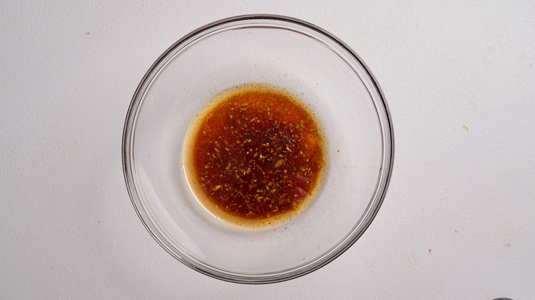 chicken marinade in a bowl