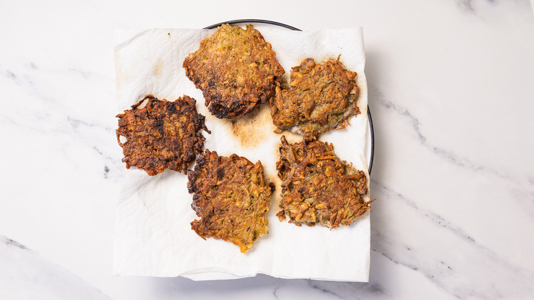 Rosti on plate