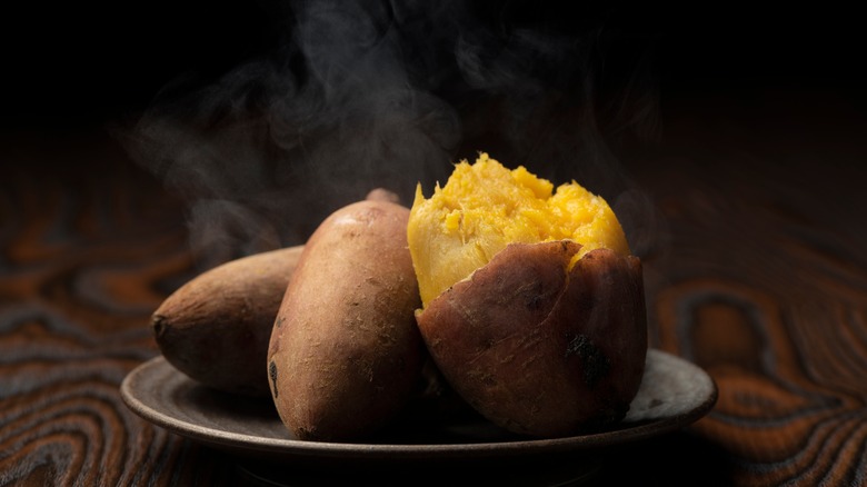 hot sweet potato