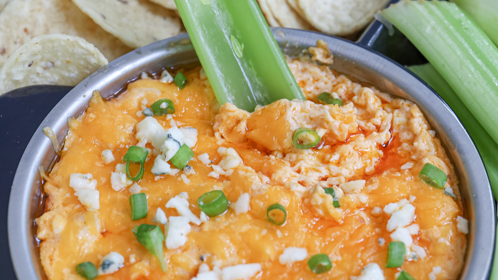 Elevate Buffalo Chicken Dip With The Funky Flavors Of Blue Cheese