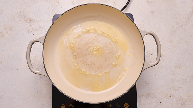 butter in a nonstick skillet