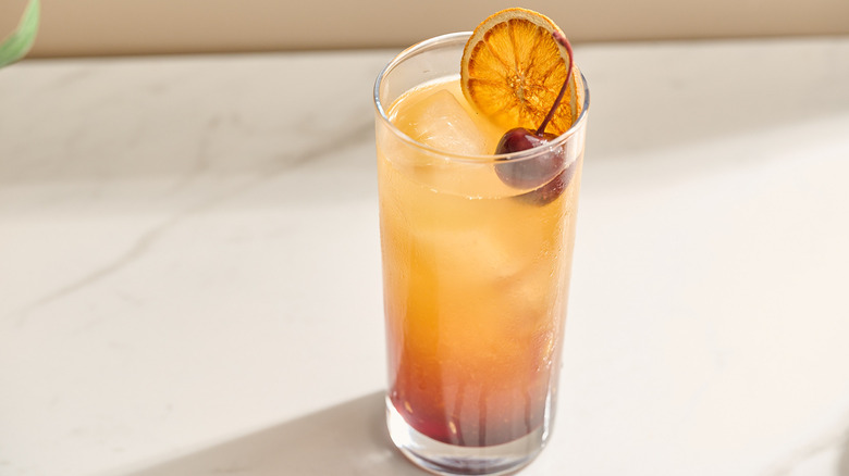 tequila sunset cocktail on a table