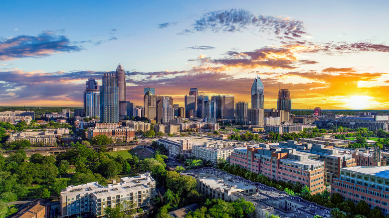The skyline of Charlotte, North Carolina