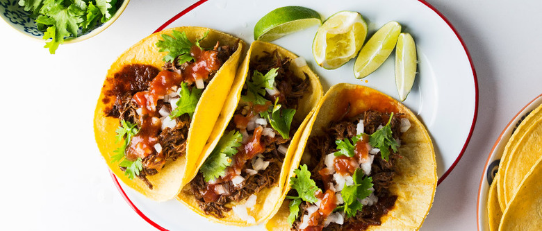 Guajillo-Braised Beef Short Rib Taco