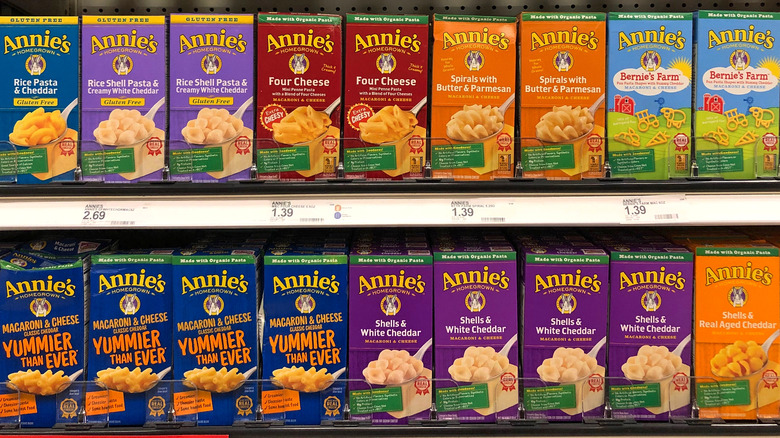 Annie's products on grocery shelves
