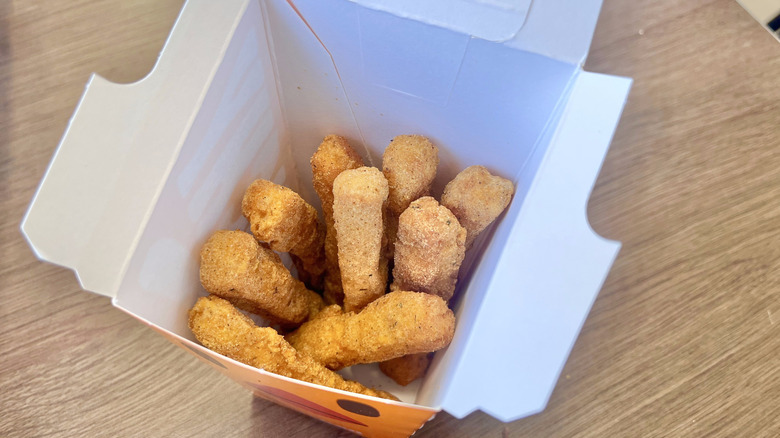 View of chicken fries