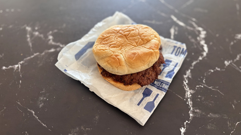 Culver's Butterburger on countertop