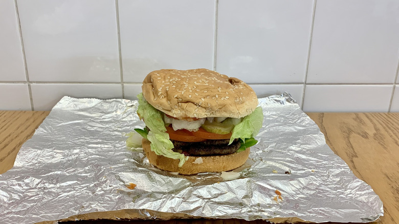 Five Guys' Veggies burger